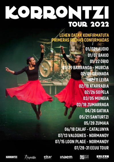 KORRONTZI - PRIMERAS FECHAS CONFIRMADAS TOUR 2022