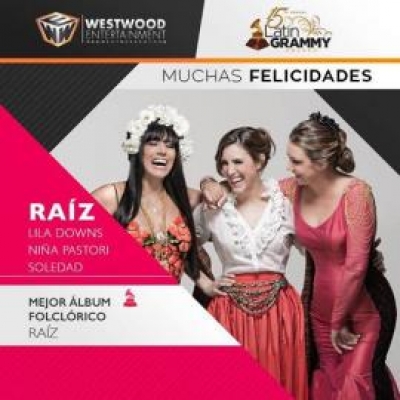 Lila Downs recibe el Grammy Latino al Mejor Album Folclórico por su proyecto conjunto RAIZ